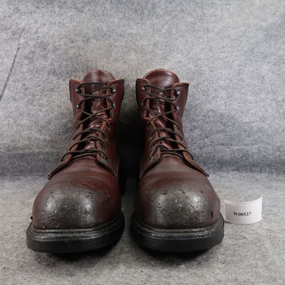 Red Wing Shoes Mens 14 Boot Steel Toe Work EH Leather Supersole Waterproof Brown - Picture 4 of 16